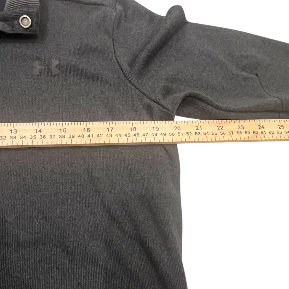 Under Armour Men's Golf ColdGear 1/4 Snap Pullover‎ Long Sleeve Shirt Black MD